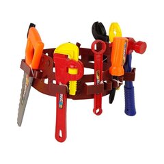 Bērnu instrumentu komplekts ar jostu un ķiveri cena un informācija | Rotaļlietas zēniem | 220.lv
