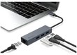 USB centrmezgls Devia Leopard Type-C To USB 3.1 + USB3.0*4 peleks cena un informācija | Adapteri un USB centrmezgli | 220.lv