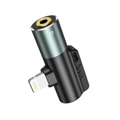 Audio parveidotājs Hoco LS32 Lightning to 3.5mm pelēks cena un informācija | Adapteri un USB centrmezgli | 220.lv