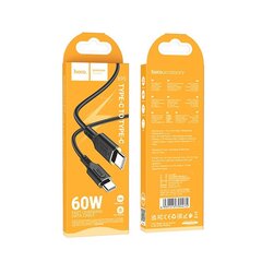 USB кабель Hoco X95 60W Type-C to Type-C 1.0m черный цена и информация | Кабели для телефонов | 220.lv