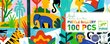 Puzle - Džungļi (100 gab.), DJECO DJ07619 cena un informācija | Puzles, 3D puzles | 220.lv