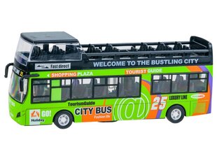 Туристический автобус, зеленый цена и информация | Конструктор автомобилей игрушки для мальчиков | 220.lv