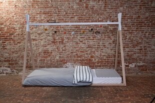 Childwood tipi gultas rāmis, 90x200 cm, balts/brūns цена и информация | Детские кровати | 220.lv