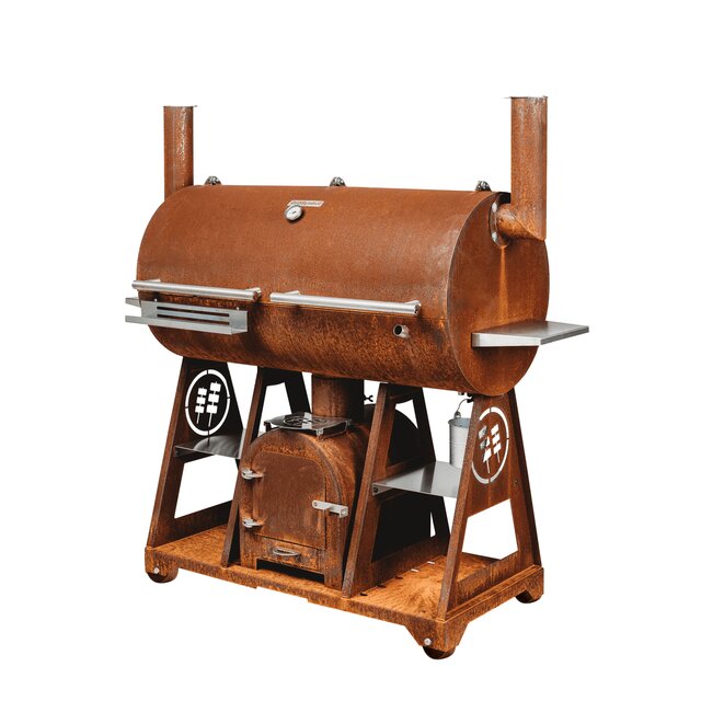 GrillSymbol Smoky Beast XL 150 cm Barrel BBQ Smoker and Smoker Grillmoker and Smoker Grill cena un informācija | Kūpinātavas, piederumi | 220.lv