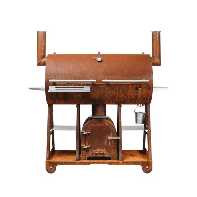 GrillSymbol Smoky Beast XL 150 cm Barrel BBQ Smoker and Smoker Grillmoker and Smoker Grill cena un informācija | Kūpinātavas, piederumi | 220.lv