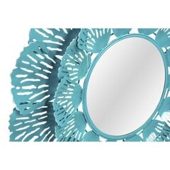 Настенное зеркало DKD Home Decor Синий Металл Коралл Белый 60 x 7 x 60 cm Средиземноморье (2 штук) цена и информация | Зеркальца | 220.lv
