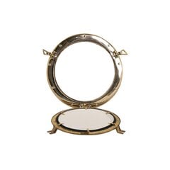 Sienas spogulis DKD Home Decor Bronza Misiņš Logs (29 x 5 x 29 cm) cena un informācija | Spoguļi | 220.lv