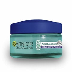 Nakts mitrinošs krēms Garnier Hyaluronic Aloe moisturizing jelly night cream, 50 ml cena un informācija | Sejas krēmi | 220.lv