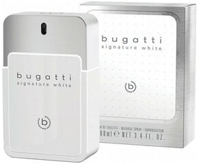 Tualetes ūdens Bugatti Signature White, 100 ml cena un informācija | Vīriešu smaržas | 220.lv