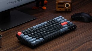 Keychron K2 Pro 75% bezvadu mehāniskā tastatūra (ANSI, RGB, Hot-swap, US, Pro Red Switch) cena un informācija | Klaviatūras | 220.lv