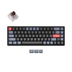 Keychron 62 Pro 65% беспроводной mеханическая клавиатура (ANSI, RGB, Hot-swap, US, Pro Brown Switch) цена и информация | Клавиатуры | 220.lv