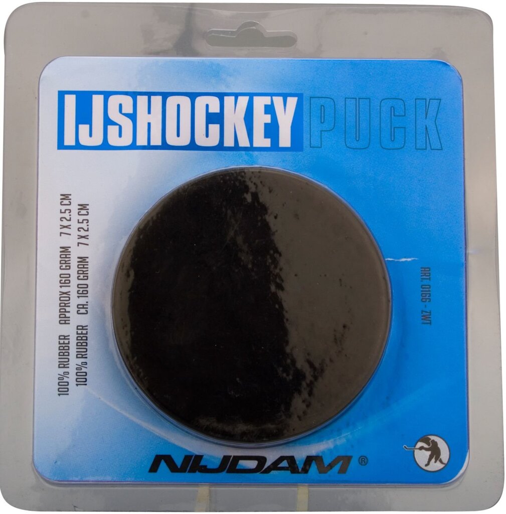 Ledus hokeja ripa Nijdam, 7 cm, 160g цена и информация | Hokejs | 220.lv
