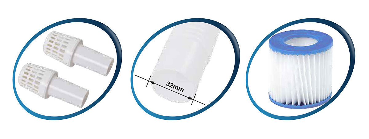 Baseina ūdens sūknis ar filtru Enero 90107EU, 530GAL cena un informācija | Baseina filtri | 220.lv