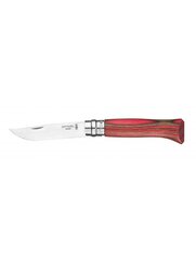Карманный нож Opinel № 8 Laminated, красный цена и информация | Туристические ножи, многофункциональные приборы | 220.lv