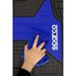 Auto Grīdas Paklāju Komplekts Sparco F511 Melns/Zils cena un informācija | Tekstila paklājiņi pēc auto modeļiem | 220.lv
