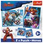 TREFL AVENGERS puzles komplekts, 30 gab. + 48 gab. + 24 memo цена и информация | Puzles, 3D puzles | 220.lv