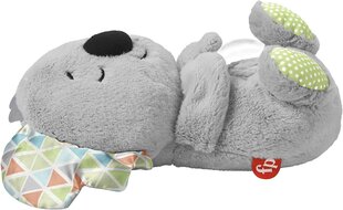 Fisher-Price HBP87 Snooze Koala, музыкальная игрушка, имитирующая дыхательные движения цена и информация | Игрушки для малышей | 220.lv