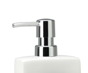 Дозатор для мыла с губкой, белый цена и информация | Кухонные принадлежности | 220.lv