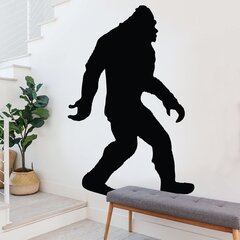 Vinila sienas uzlīme Big Yeti Silhouette Bigfoot interjera dekors - 160 x 106 cm cena un informācija | Dekoratīvās uzlīmes | 220.lv