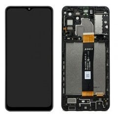 Displejs Samsung A326 A32 5G ar skārienjūtīgo paneli ar rāmi oriģināls Awesome Black (service pack) cena un informācija | Telefonu rezerves daļas un instrumenti to remontam | 220.lv