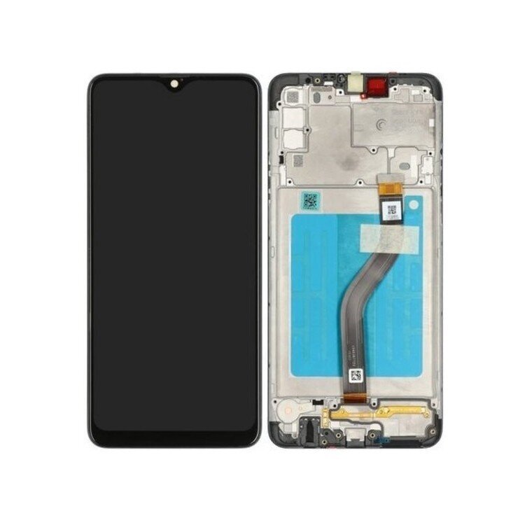Displejs Samsung A528 A52S 5G ar skārienjūtīgo paneli ar rāmi oriģināls Awesome Black (service pack) cena un informācija | Telefonu rezerves daļas un instrumenti to remontam | 220.lv