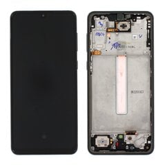 Displejs Samsung A336 A33 5G ar skārienjūtīgo paneli ar rāmi oriģināls Awesome Black (service pack) cena un informācija | Telefonu rezerves daļas un instrumenti to remontam | 220.lv