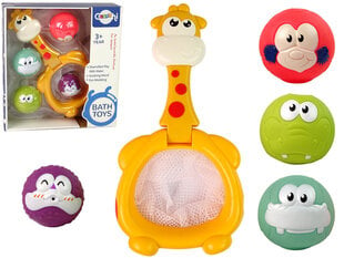 Игрушка для ванны жираф с резиновыми шариками цена и информация | Игрушки для малышей | 220.lv