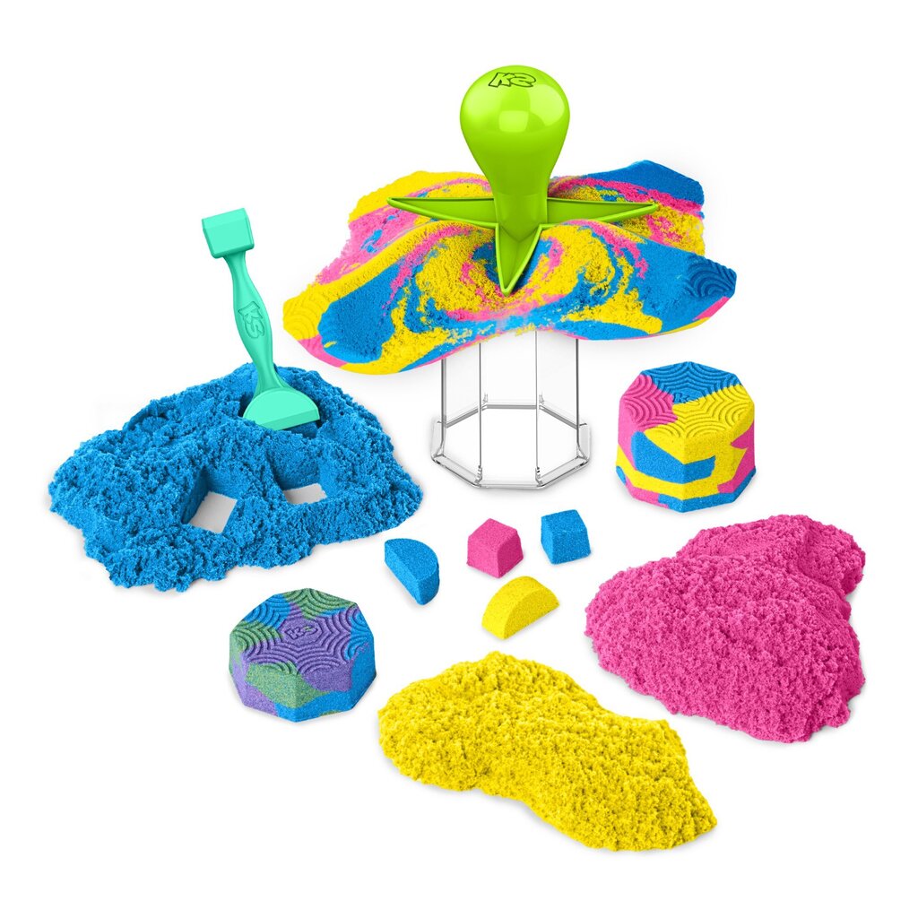 KINETIC SAND Rotaļu komplekts "Squish N´ Create" cena un informācija | Modelēšanas un zīmēšanas piederumi | 220.lv