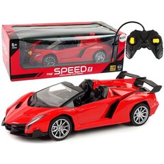 Zdalnie Sterowane Auto Sportowe R/C 1:18 Czerwone цена и информация | Игрушки для мальчиков | 220.lv