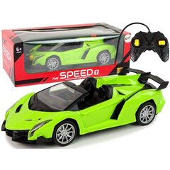 Zdalnie Sterowane Auto Sportowe R/C 1:18 Zielone цена и информация | Игрушки для мальчиков | 220.lv