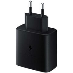 Зарядное устройство оригинальное Samsung EP-TA845 45W без упаковки черное цена и информация | Зарядные устройства для телефонов | 220.lv