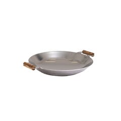 Wok panna GrillSymbol WP-450 inox, ø 45 cm cena un informācija | Grila, barbekjū piederumi un aksesuāri | 220.lv