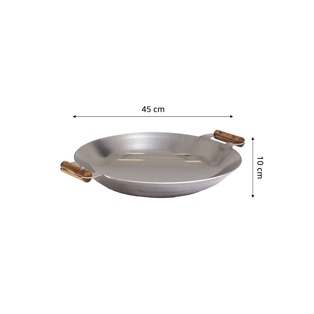 Wok panna GrillSymbol WP-450, 45 cm cena un informācija | Grila, barbekjū piederumi un aksesuāri | 220.lv