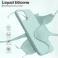 Dėklas Liquid Silicone 1.5mm Xiaomi Redmi Note 12 4G mėtinis cena un informācija | Telefonu vāciņi, maciņi | 220.lv