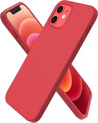 Maciņš Liquid Silicone 1.5mm Xiaomi Redmi Note 12 4G sarkans cena un informācija | Telefonu vāciņi, maciņi | 220.lv