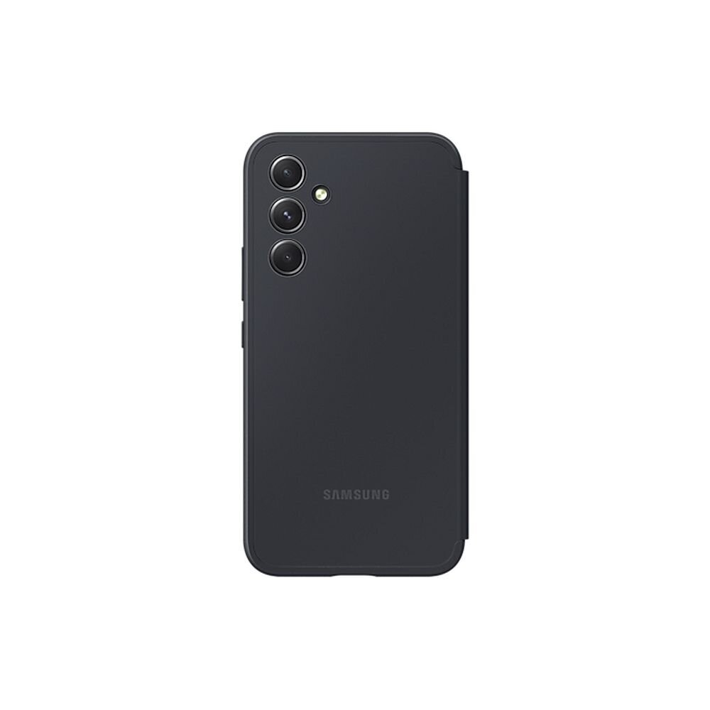 Oriģināls vāciņš Smart View Wallet Samsung Galaxy A34, melns cena un informācija | Telefonu vāciņi, maciņi | 220.lv