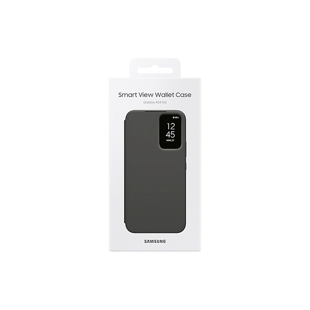 Oriģināls vāciņš Smart View Wallet Samsung Galaxy A34, melns cena un informācija | Telefonu vāciņi, maciņi | 220.lv