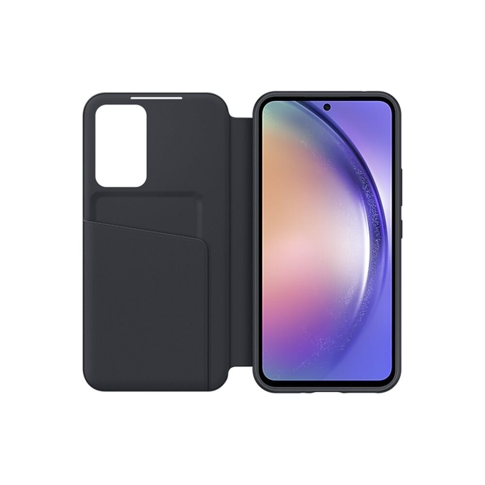 Oriģināls vāciņš Smart View Wallet Samsung Galaxy A34, melns cena un informācija | Telefonu vāciņi, maciņi | 220.lv