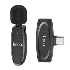 Mikrofons Hoco L15 Type-C melns cena un informācija | Mikrofoni | 220.lv