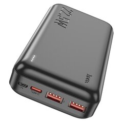 Ārējais-akumulators Power Bank Hoco J101A PD 20W+Quick Charge 3.0 22.5W 20000mAh melns cena un informācija | Lādētāji-akumulatori (Power bank) | 220.lv