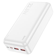 Ārējais-akumulators Power Bank Hoco J101B PD 20W+Quick Charge 3.0 22.5W 30000mAh balts цена и информация | Зарядные устройства Power bank | 220.lv