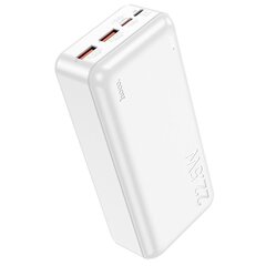 Внешний аккумулятор Power Bank Hoco J101B PD 20W+Quick Charge 3.0 22.5W 30000mAh белый цена и информация | Зарядные устройства Power bank | 220.lv