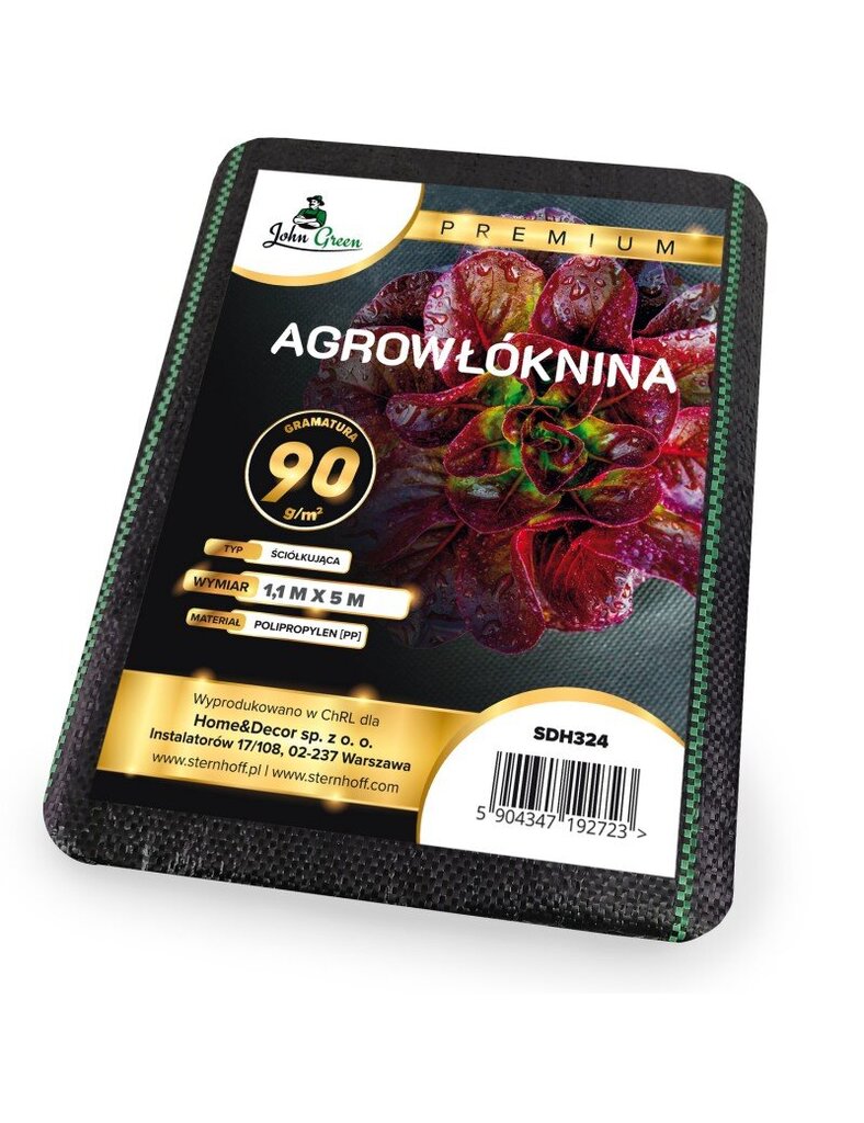 Agrotekstils pret nezālēm 90g/m 1,1x5m, melns cena un informācija | Dārza instrumenti | 220.lv