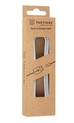 Tactical Smooth Thread Cable USB-C|Lightning 1m White цена и информация | Кабели и провода | 220.lv