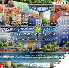 Imagination: Tytus Brzozowski - Warsaw Bridges puzle cena un informācija | Puzles, 3D puzles | 220.lv