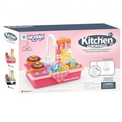Кухонная мойка с аксессуарами Woopie, розовая цена и информация | Игрушки для девочек | 220.lv