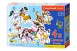 Puzle Castorland Animals 4in1, 22 gab. cena un informācija | Puzles, 3D puzles | 220.lv