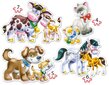 Puzle Castorland Animals 4in1, 22 gab. cena un informācija | Puzles, 3D puzles | 220.lv