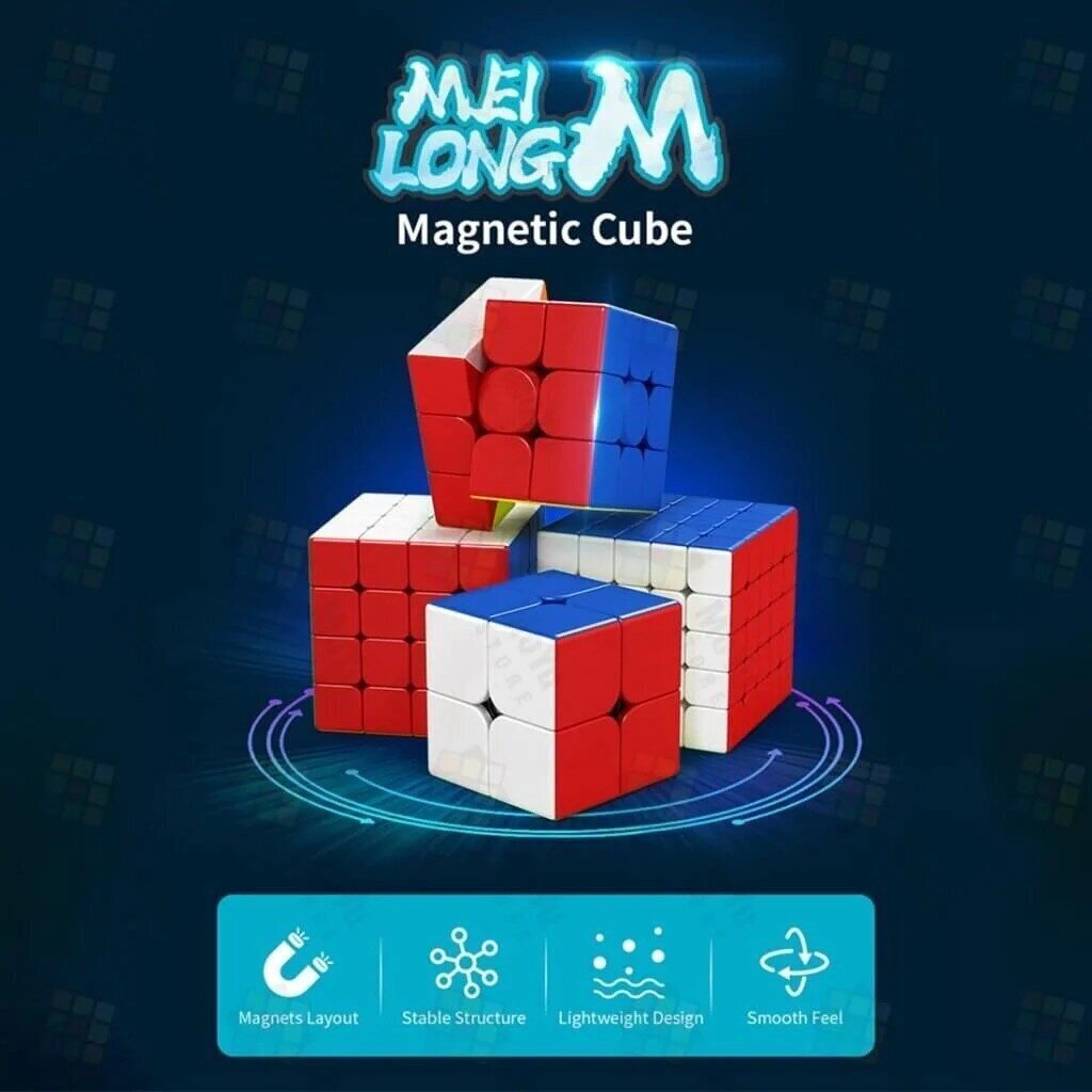 Rubika kubs MoYu MeiLong 3x3x3 Speed Rubik цена и информация | Galda spēles | 220.lv