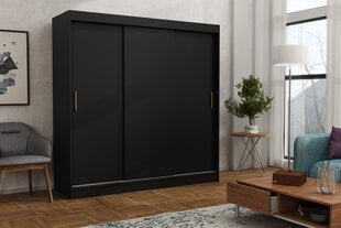 Шкаф Brent Windsor 200 Emma, черный цвет цена и информация | Шкафы | 220.lv
